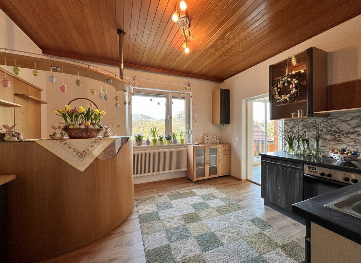 Großzügige 123 m²-Wohnung mit Garten und Garage, 2733 Grünbach am Schneeberg, Wohnung