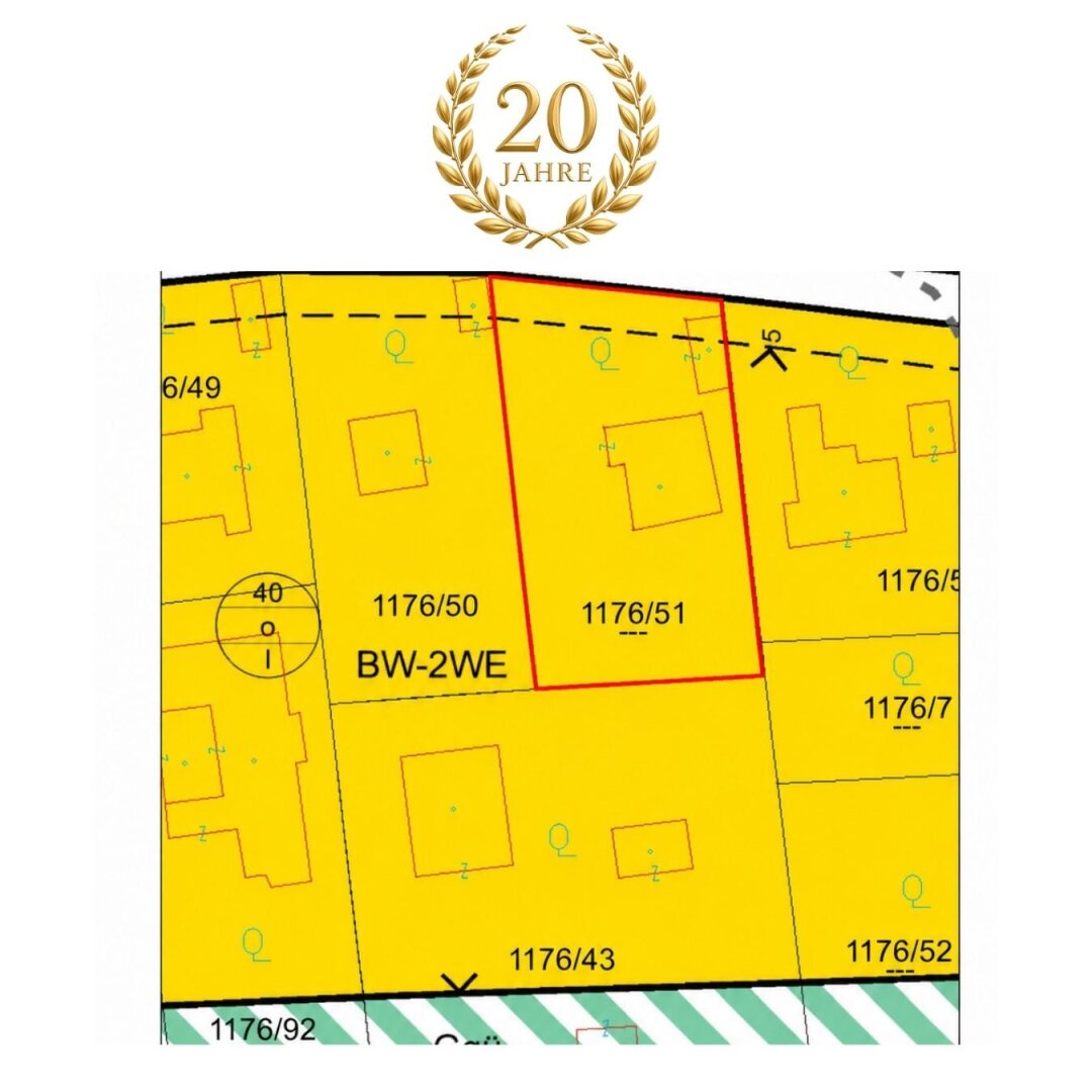 Großes Grundstück mit 1.183 m² in ruhiger Lage (Teilung des Grundstücks möglich), 2602 Blumau-Neurißhof, Grundstück