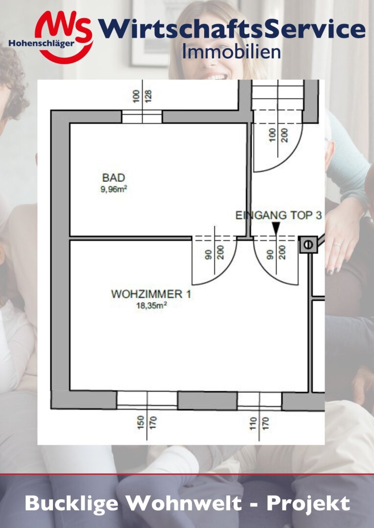 Perfekt für Singles, als Zweitwohnsitz oder als Anlegerwohnung – Wohnung mit 28 m² (Top 3) in Wiesmath, 2811 Wiesmath, Wohnung