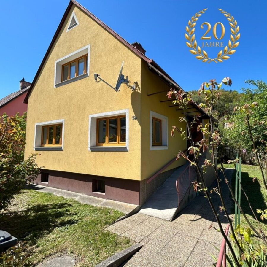 Familienhaus mit Garten, Nebengebäude & moderner Pelletsheizung in Gloggnitz - titelbild